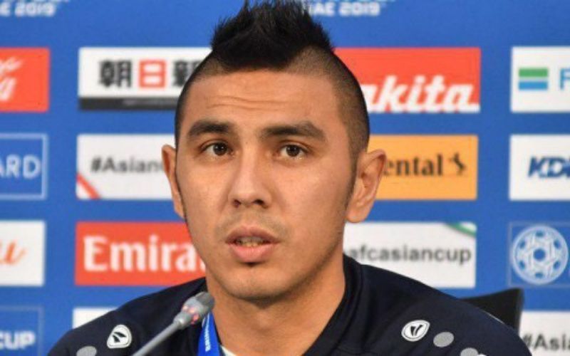Anzur Ismailov là một trong những cái tên tiêu biểu của bóng đá Uzbekistan